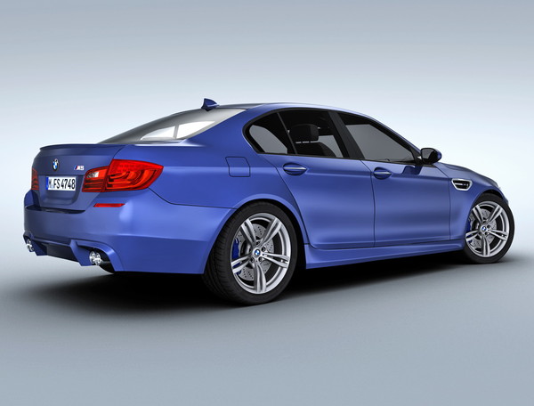 bmw car 3d max - BMW M5 F10 by Swan3DStudios